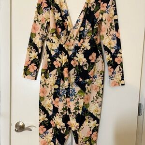 ASOS Floral Long Sleeve Dress